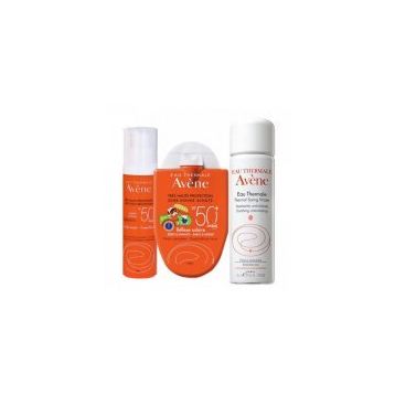 Avene Spf50+ Sun Fluide Teinte+Reflexe Solaire+Termal Su