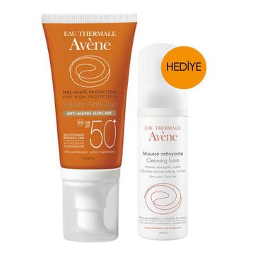 Avene Spf50+ Sun Fluide Teinte+Reflexe Solaire+Termal Su
