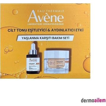 Avene Vitamin Activ CG Radiance Corrector 30 ML Serum ve Radiance Intensive 50 ML Cream