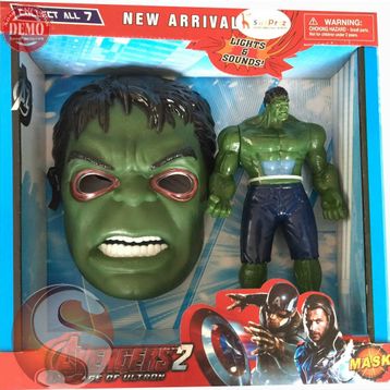 Avengers Maske Hulk Aksiyon Figürü