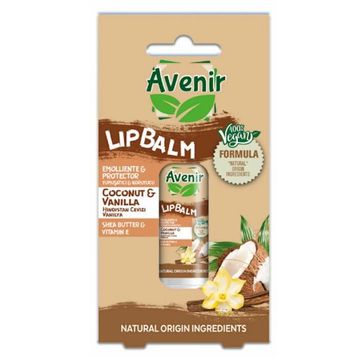 Avenir Vegan Coconut & Vanilla Stick Lip Balm