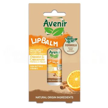 Avenir Vegan Orange & Cinnamon Stick Lip Balm