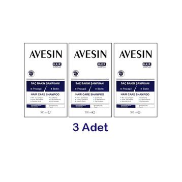 Avesin Trichoplus 3x300 ml Şampuan