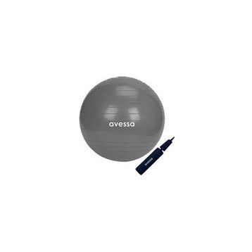 Avessa 55 cm Gri Pompalı Pilates Topu