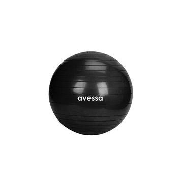 Avessa 55 cm Siyah Pompalı Pilates Topu