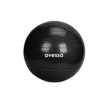 Avessa 55 cm Siyah Pompalı Pilates Topu
