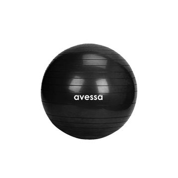 Avessa 55 cm Siyah Pompalı Pilates Topu