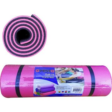 Avessa Pembe Siyah 16 mm Çift Taraflı Pilates Minderi