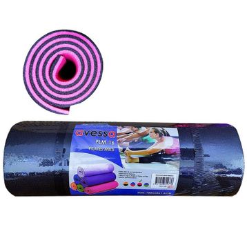 Avessa Pembe Siyah 16 mm Çift Taraflı Pilates Minderi