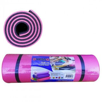 Avessa Pembe Siyah 16 mm Çift Taraflı Pilates Minderi