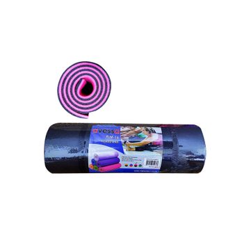 Avessa Pembe Siyah 16 mm Çift Taraflı Pilates Minderi