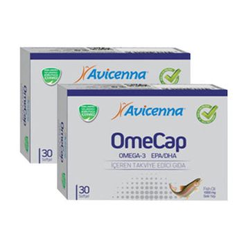 Avicenna Omecap Omega-3 2x30 Kapsül Balık Yağı