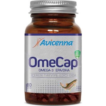 Avicenna Omecap Omega-3 80 Kapsül Balık Yağı