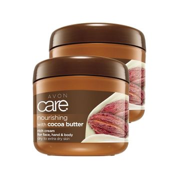 Avon 2 x 400 gr Care Kakao Yağı Yüz El ve Vücut Kremi