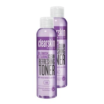 Avon 2x100 ml Clearskin Blemish Clearing Akneye Meyilli Ciltler İçin Tazeleyici Tonik
