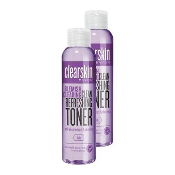 Avon 2x100 ml Clearskin Blemish Clearing Akneye Meyilli Ciltler İçin Tazeleyici Tonik