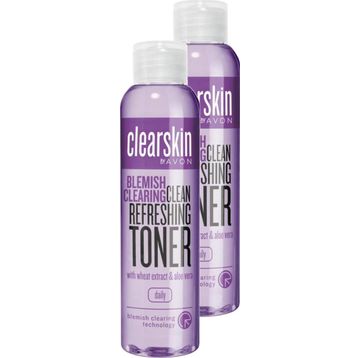 Avon 2x100 ml Clearskin Blemish Clearing Akneye Meyilli Ciltler İçin Tazeleyici Tonik