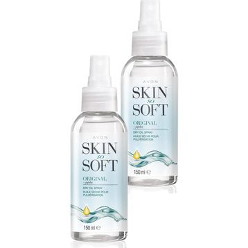 Avon 2x150 ml Skin So Soft Orijinal Kuru Yağ Spreyi
