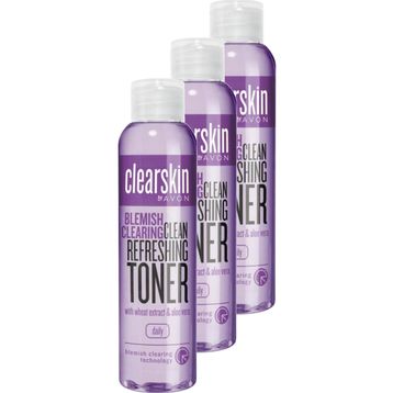 Avon 3x100 ml Clearskin Blemish Clearing Akneye Meyilli Ciltler İçin Tazeleyici Tonik