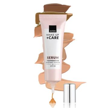 Avon 430N Deep Tan 30 ml Make Up Care 3'ü 1 Arada Serum Fondöten