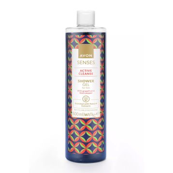 Avon Active Cleanse 500 ml Greyfurt ve Karabiber Kokulu Erkek Duş Jeli