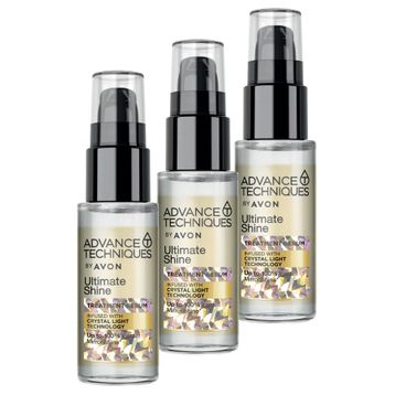 Avon Advance Techniques Ultimate Shine Treatment 3x30 ml Saç Serumu
