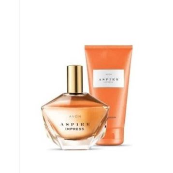 Avon Aspire Impress EDT 50 ml Kadın Parfüm+Aspire Impress 150 ml Vücut Losyonu 2'li Set