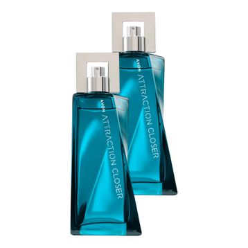 Avon Attraction Closer EDT 2x75 ml Erkek Parfüm