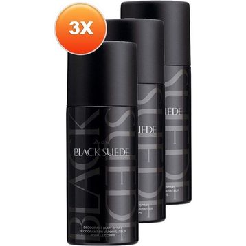 Avon Black Suede 3x150 ML Erkek Deodorant