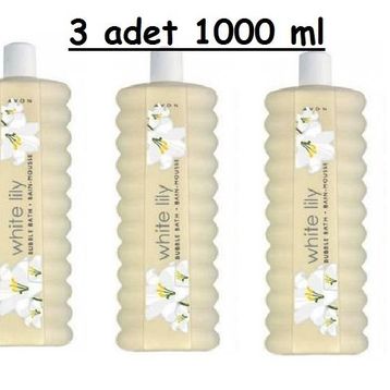 Avon Bubble Bath Beyaz Zambak Kokulu 3000 ml Banyo Köpüğü