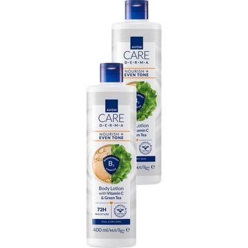 Avon Care Derma Nourish Even Tone 2x400 ml Vücut Losyonu