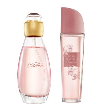 Avon Celebre Edt 50 ml Kadın Parfüm + Pur Blanca Essence Edt 50 ml Kadın Parfüm