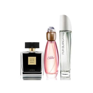 Avon Celebre EDT 50 ml+Little Black Dress EDP 50 ml+Pur Blanca EDT 50 ml Kadın Parfüm Set