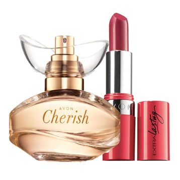 Avon Cherish Edp 50 ml Kadın Parfüm + Hediye Avon Ekstra Lasting Ruj