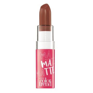 Avon Color Trend Matte Legend Classic Brown Ruj