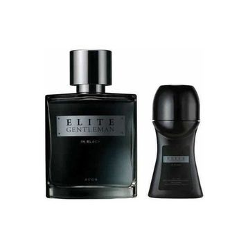 Avon Elite Gentleman In Black EDP 75 ml Erkek Parfümü + Roll-On