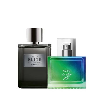 Avon Elite Gentleman in Black ve Lucky Me Erkek Parfüm Paketi