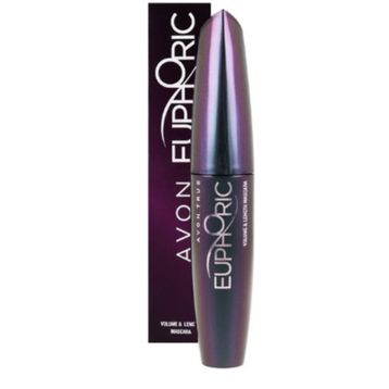 Avon Euphoric Volume And Length 10 ml Blackest Black Maskara