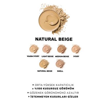 Avon Flawless Pata Krem Natural Biege 9 gr Fondöten
