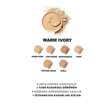 Avon Flawless Pata Krem Warm Ivory 9 gr Fondöten