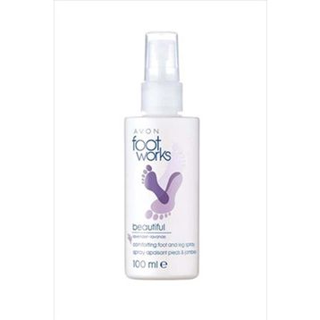 Avon Foot Works 100 ml Lavanta Kokulu Koku Önleyici Ayak ve Ayakkabı Spreyi