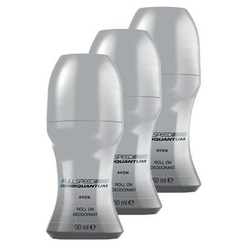 Avon Full Speed Quantum 3x50 ml Erkek Roll-On