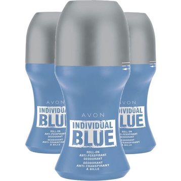 Avon Individual Blue 3x50 ml Erkek Roll-On Deodorant