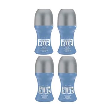Avon Individual Blue 4x50 ml Erkek Roll-On Deodorant