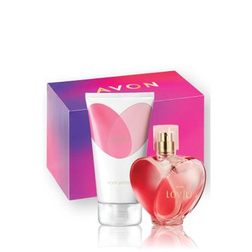Avon Lov U EDP 50 ml Kadın Parfüm + 150 ml Vücut Losyonu