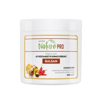 Avon Nature Pro 500 ml Ferahlatıcı At Kestanesi ve Kırmızı Biberli Balsam