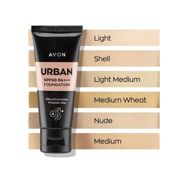 Avon Nude 50 Spf Urban Fondöten