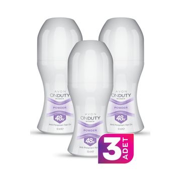 Avon On duty Active 50 ml 3'lü Kadın Roll-On