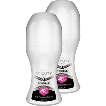 Avon On Duty Invisible 2x50 ml Kadın Roll-On