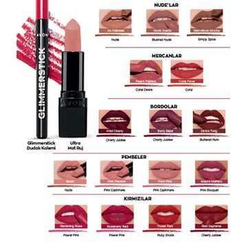 Avon Peach Flatters Ultra Mat Ruj